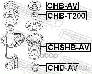 Отбойник переднего амортизатора chevrolet Aveo