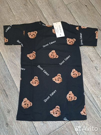 Платье-футболка для девочки 104-110