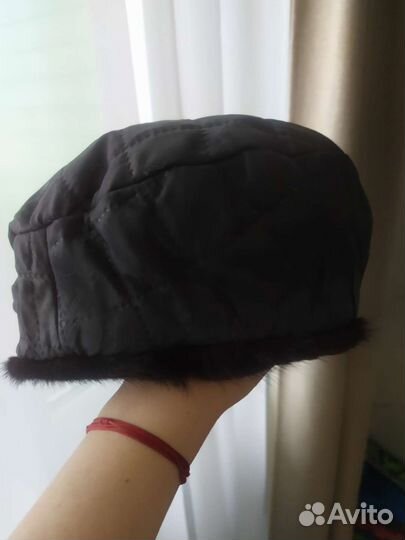 Берет женский норковый