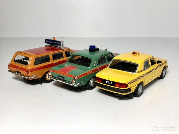 Лот моделей #7 Газ Волга 1:43 Дефект