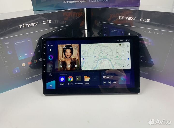 Магнитола на андройде Teyes 4/64 для Volkswagen