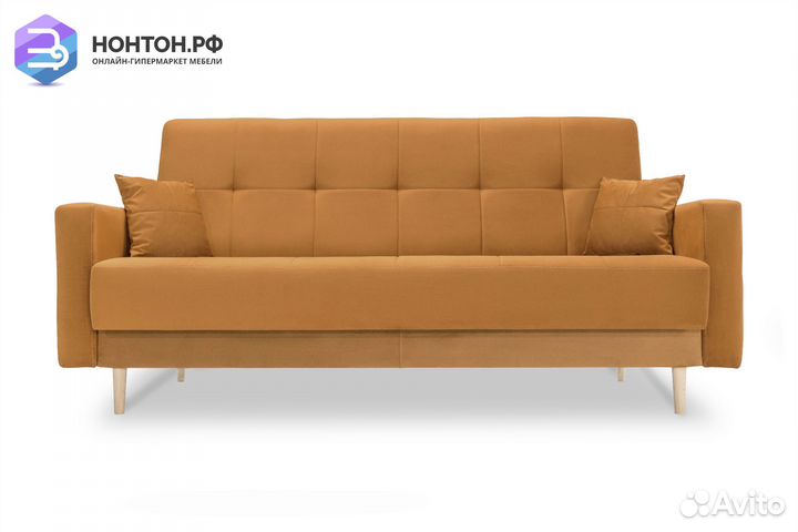 Диван книжка Фиеста коричневый