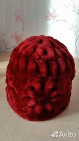 Шапка мутоновая р,55-56 с полировкой
