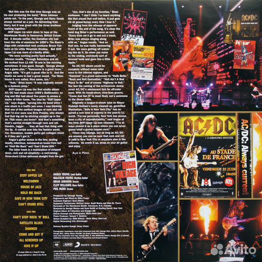 Виниловая пластинка Sony AC/DC Stiff Upper Lip (Re