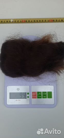 Волосы натуральные срез 40см