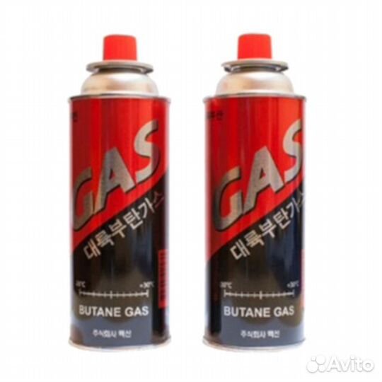 Газ в баллончиках 220 гр для плиты и горелок