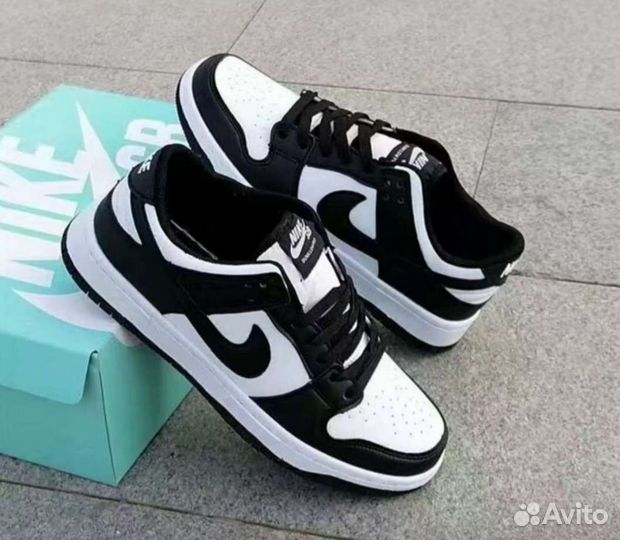 Кроссовки Nike SB Dunk Low Pro black white