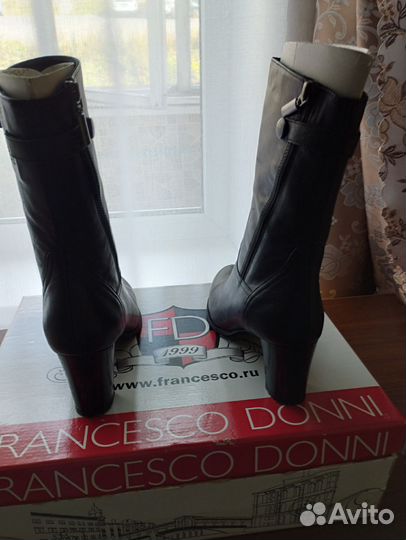 Полусапоги натуральная кожа 39 40 размер