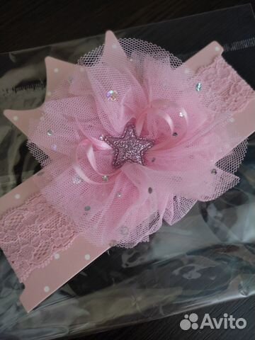 Абсолютно новая повязка для девочки 0-3 месяца