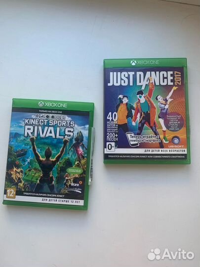 Kinect 2.0 с адаптером (Xbox one) +2 игры