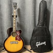 Электроакустическая гитара Gibson J200 + чехол