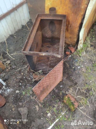 Коптильня горячего копчения бу