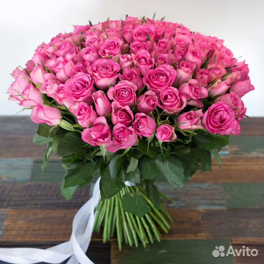 Цветы букеты из роз с доставкой Владимир