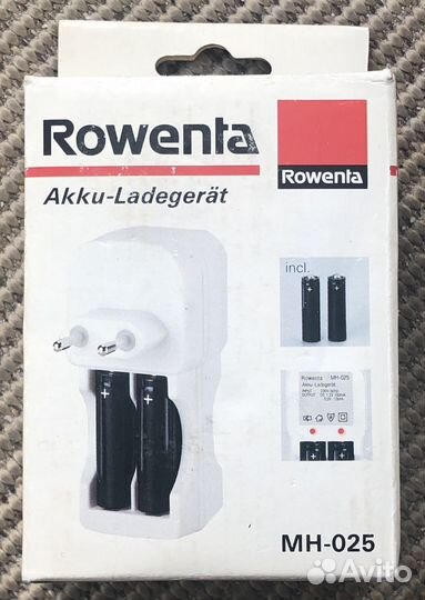 Зарядник аккумуляторов аа, ааа, крона - Rowenta