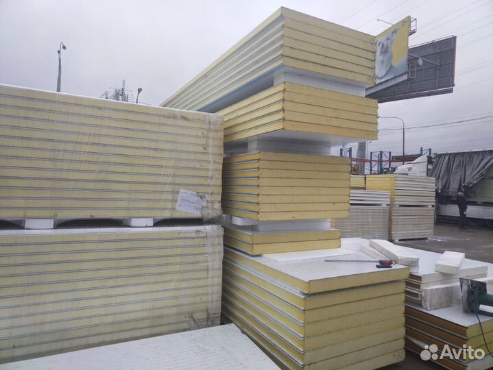 Сэндвич-панели 40000 м2 в наличии