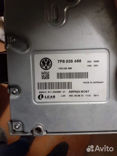 Усилитель аудиосистемы Dynaudio VW Touareg 2