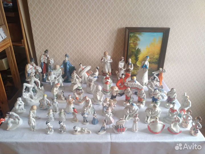 Статуэтки фарфор СССР лфз дулёво городница