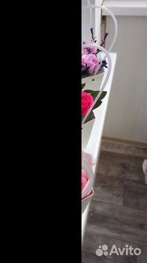 Букет из мыльных роз