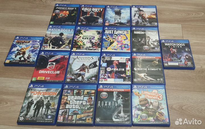 Диски PS4 обмен