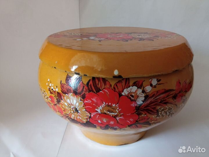 Чугун горшок эмалированный