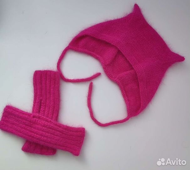 Чепчик с ушками Китти