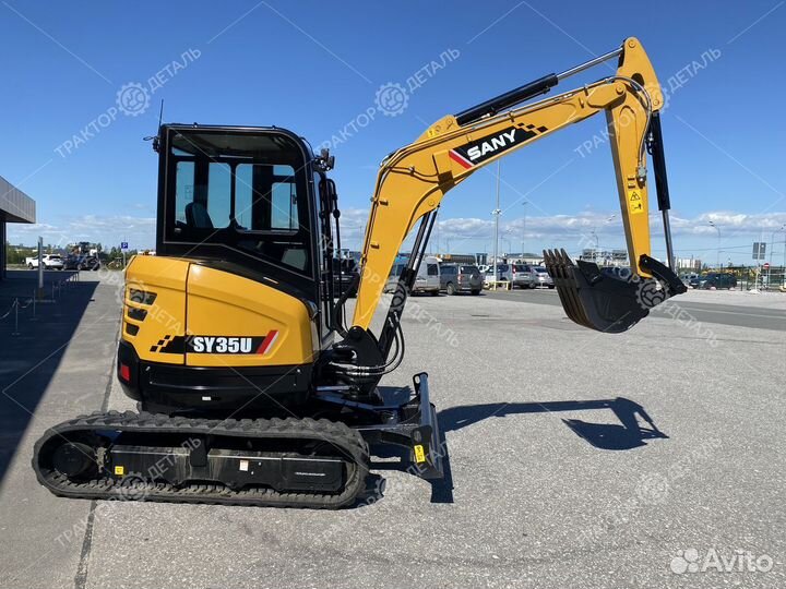 Мини-экскаватор Sany SY35U, 2023