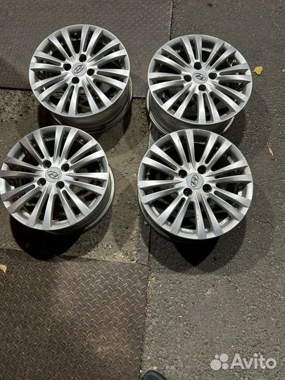 Оригинальные литые диски солярис r15 4x100 54.1