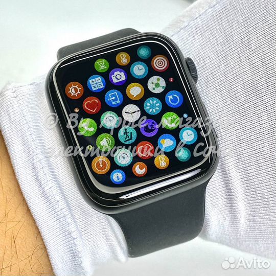 Apple watch 9 44 mm (новые, black)