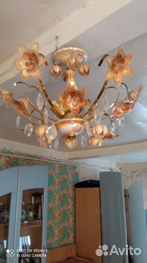 Люстра потолочная подвесная бу