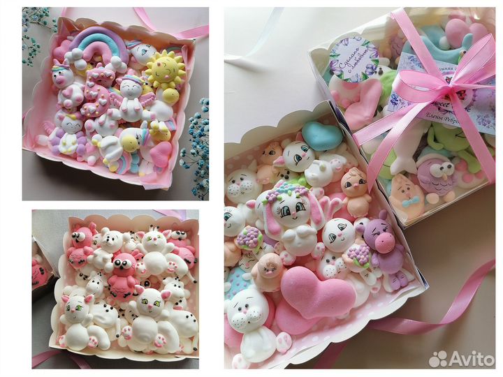 Фигурное маршмеллоу ручной работы/Подарок детям