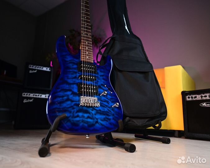 Электрогитара ibanez hsh с чехлом
