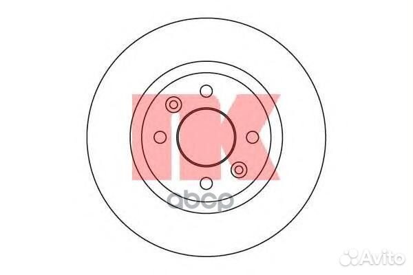 Диск тормозной 313910 Nk