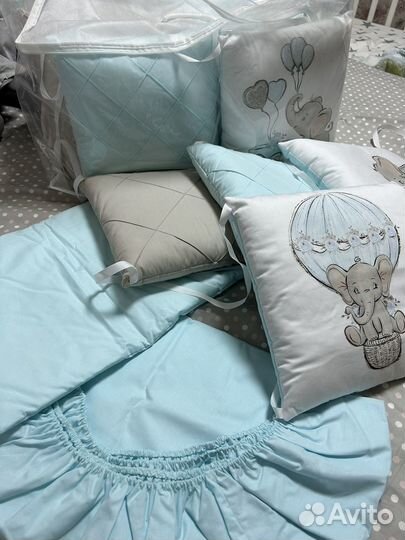 Бортики в детскую кроватку новые