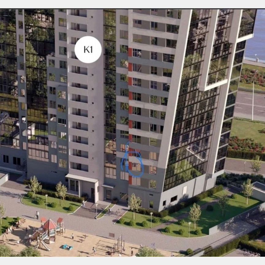 Квартира-студия, 22,1 м², 2/15 эт.