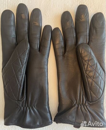 Перчатки утепленные натуральная кожа