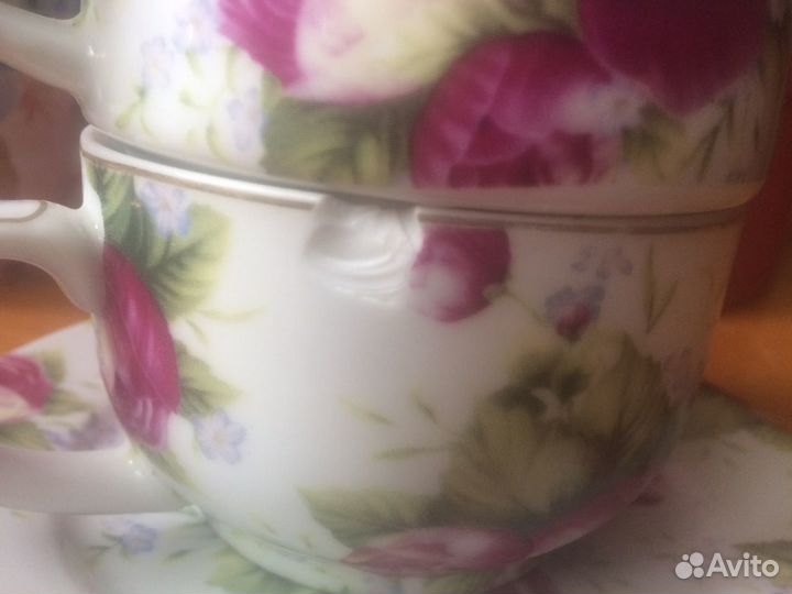 Чайный сервиз, чайная пара Дулево