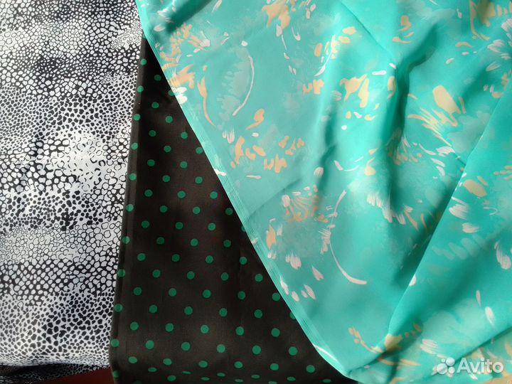 Ткани разные в отрезах