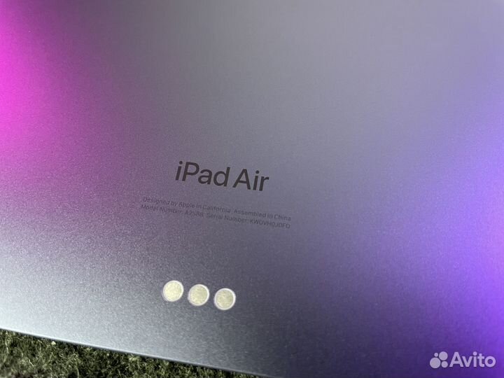 iPad Air 5 2022 64/M1 цвет фиолетовый. Новый