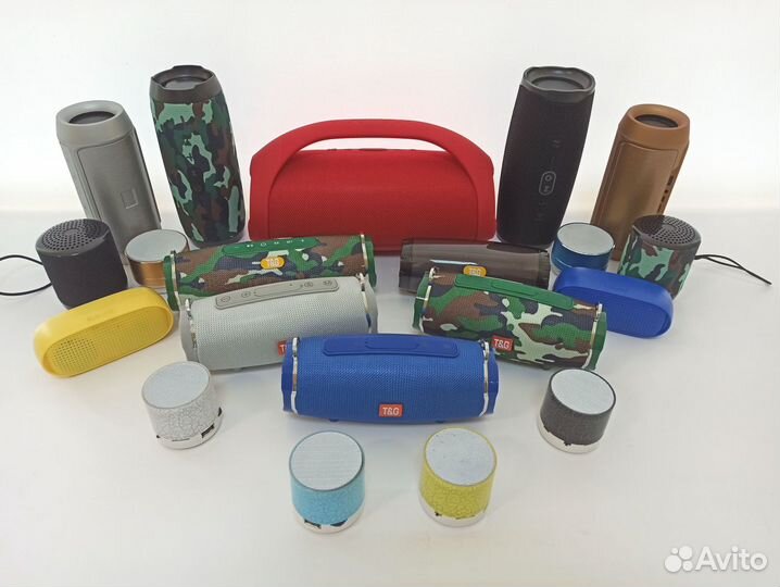 Колонка с радио блютус беспроводная