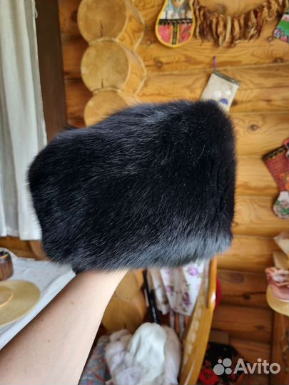Шапка зимняя меховая женская