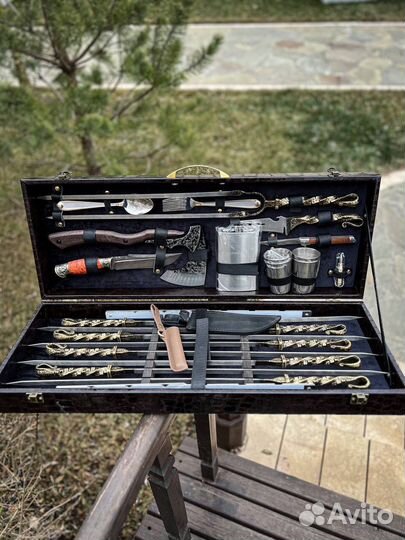 Шашлычный набор в кейсе