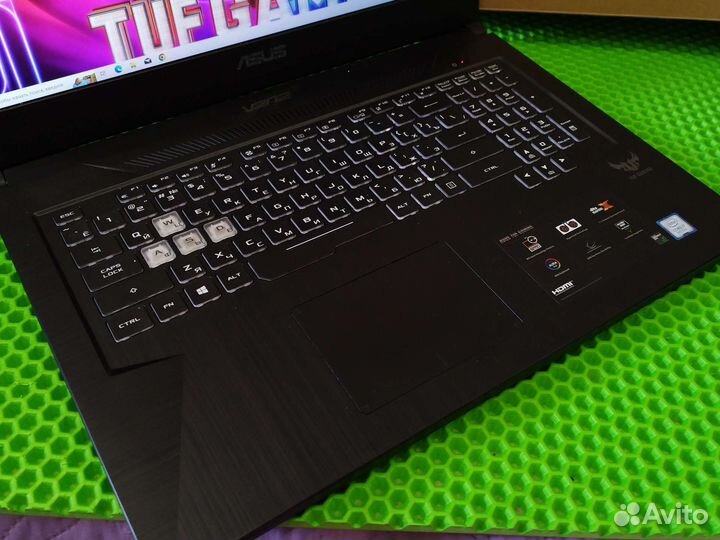 Asus TUF (17'3/i7-12ядр/GTX1060-6GB/16GB/SSD+1TB)