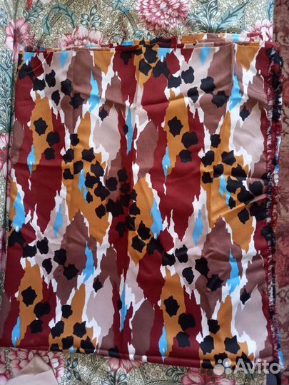 Отрезы ткани ссср.Шелк.Ситец