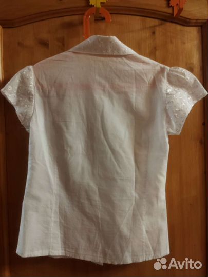 Блузка школьная, рост 134-140 см