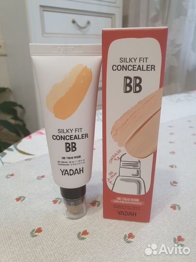 BB крем и консилер yadah silky fit concealer bb