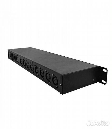 Сплиттер (усилитель сигнала) DMX512, 8 портов