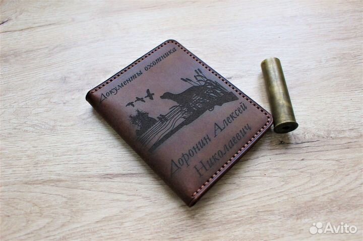 Обложка для документов охотника