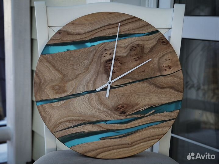 Часы из дерева, часы из смолы, настенные часы