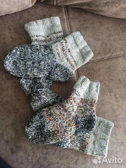 Носки шерстяные на ребёнка 4-7 лет