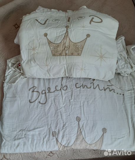 Бортики и кпб в кроватку